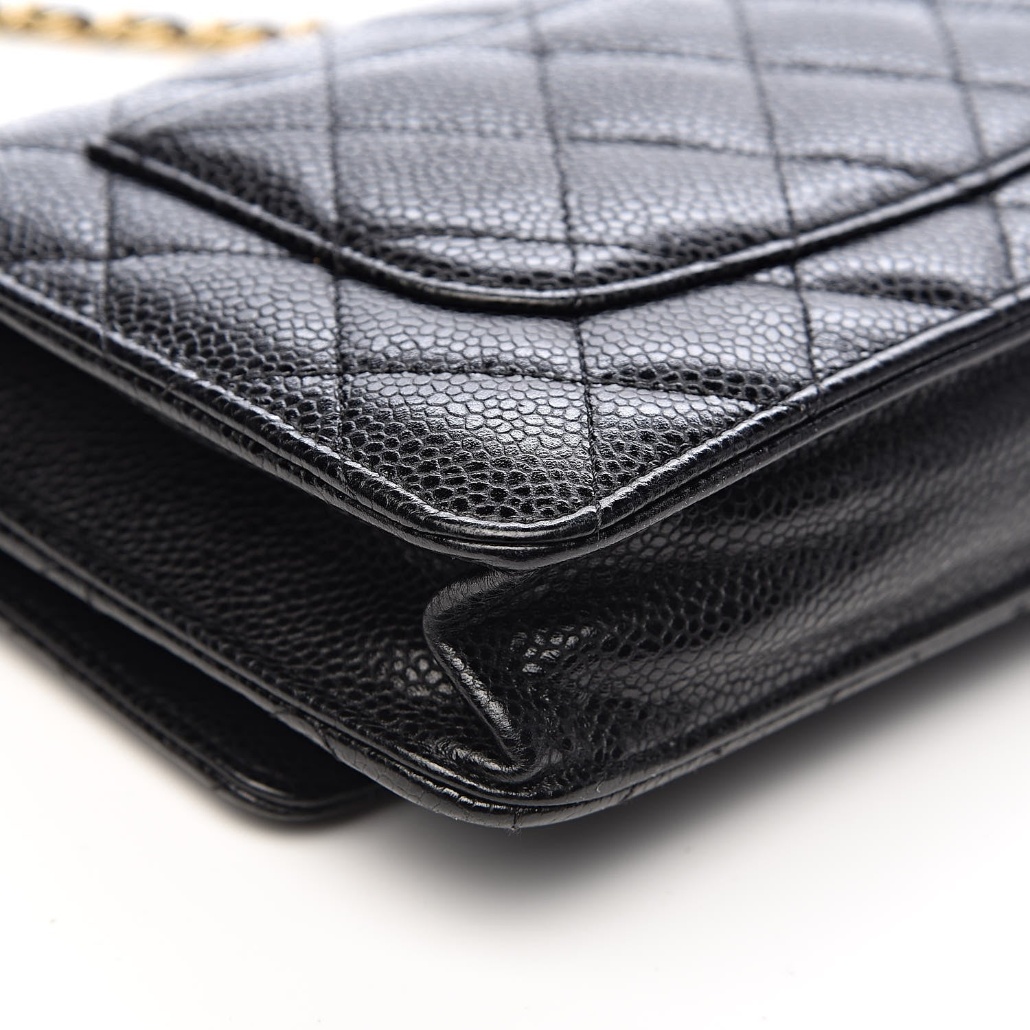 Chanel Caviar Quilted Wallet On Chain WOC Black 13 of 15