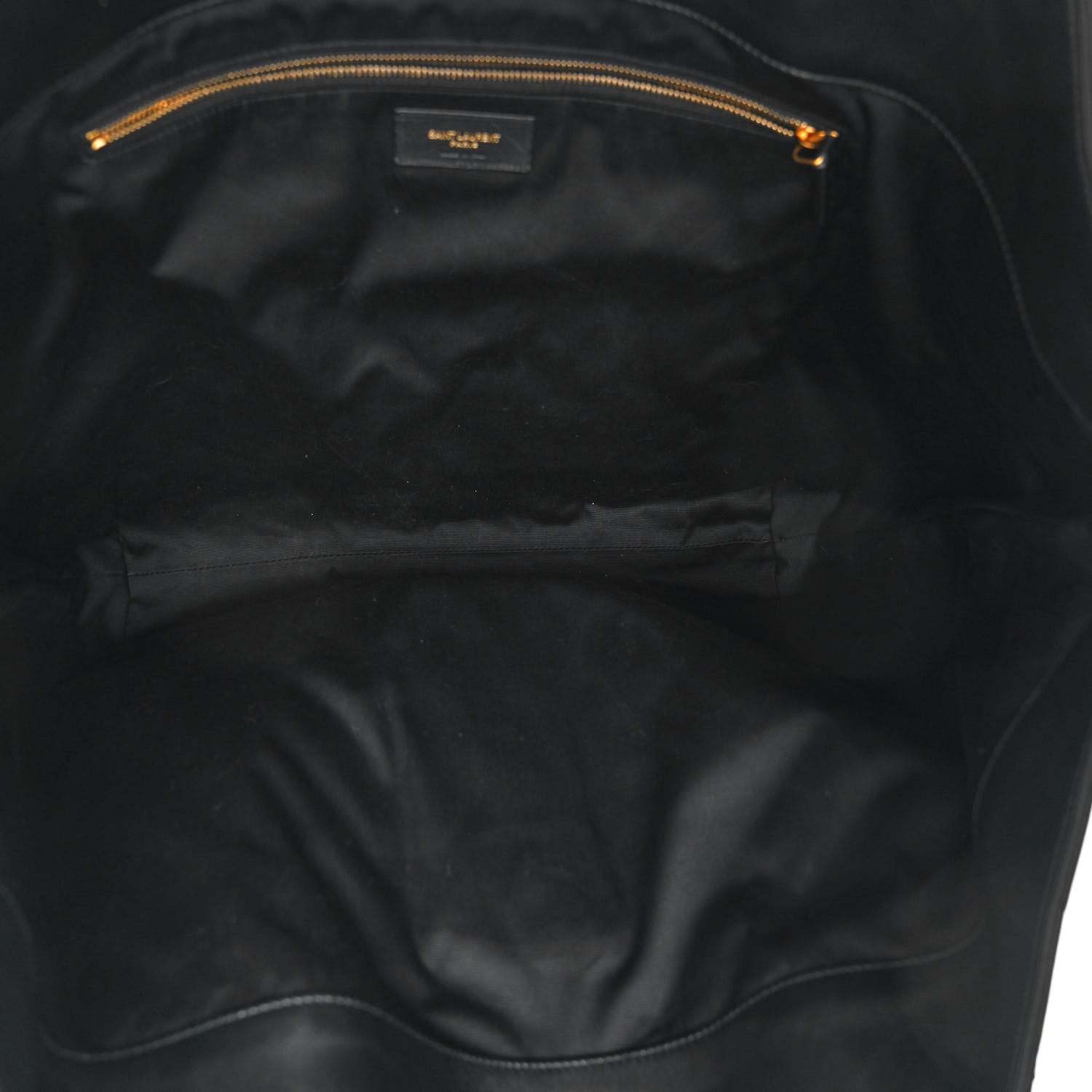 Saint Laurent Lambskin Quilted Maxi Icare Shopping Tote Black 6 of 10