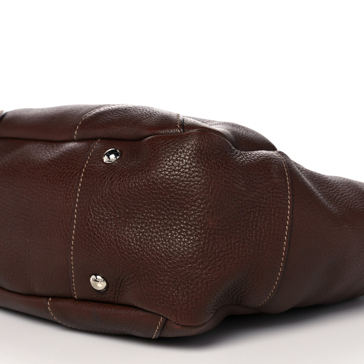 Vitello Daino Side Pocket Hobo Bruciato