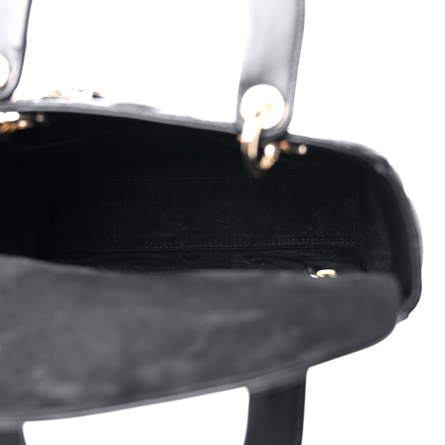 Christian Dior Lambskin Cannage Small My ABCDior Lady Dior Black 5 of 9