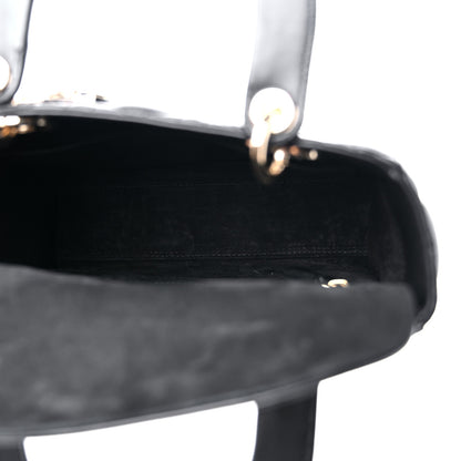 Christian Dior Lambskin Cannage Small My ABCDior Lady Dior Black 5 of 9