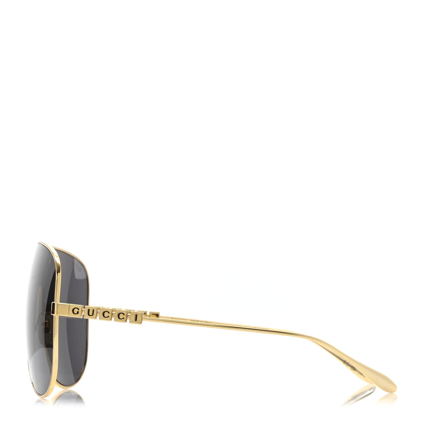 Metal Mask Sunglasses GG1436S Grey Gold
