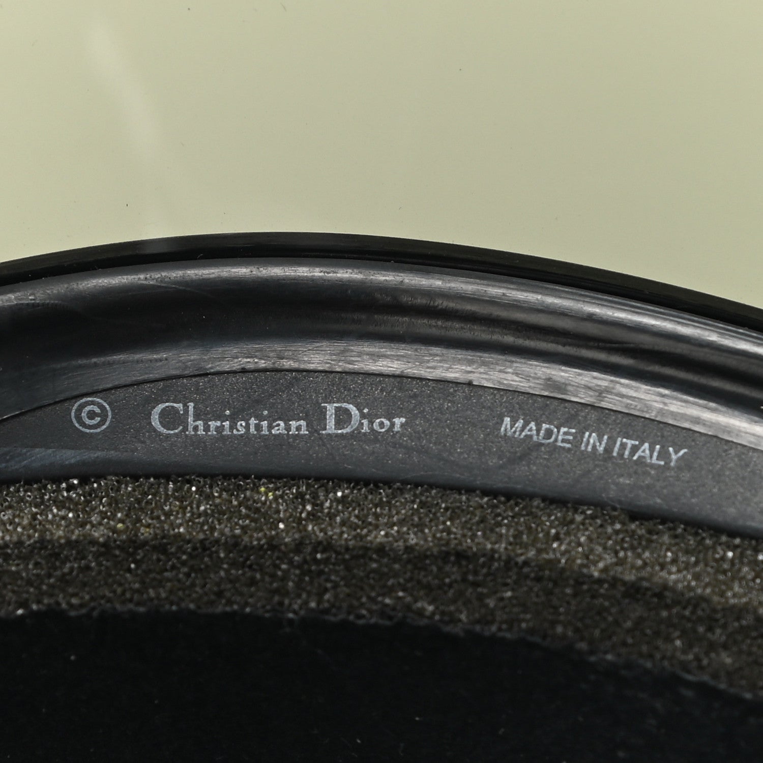 Christian Dior Mirrored DiorClub1 Sun Visor Black 7 of 8