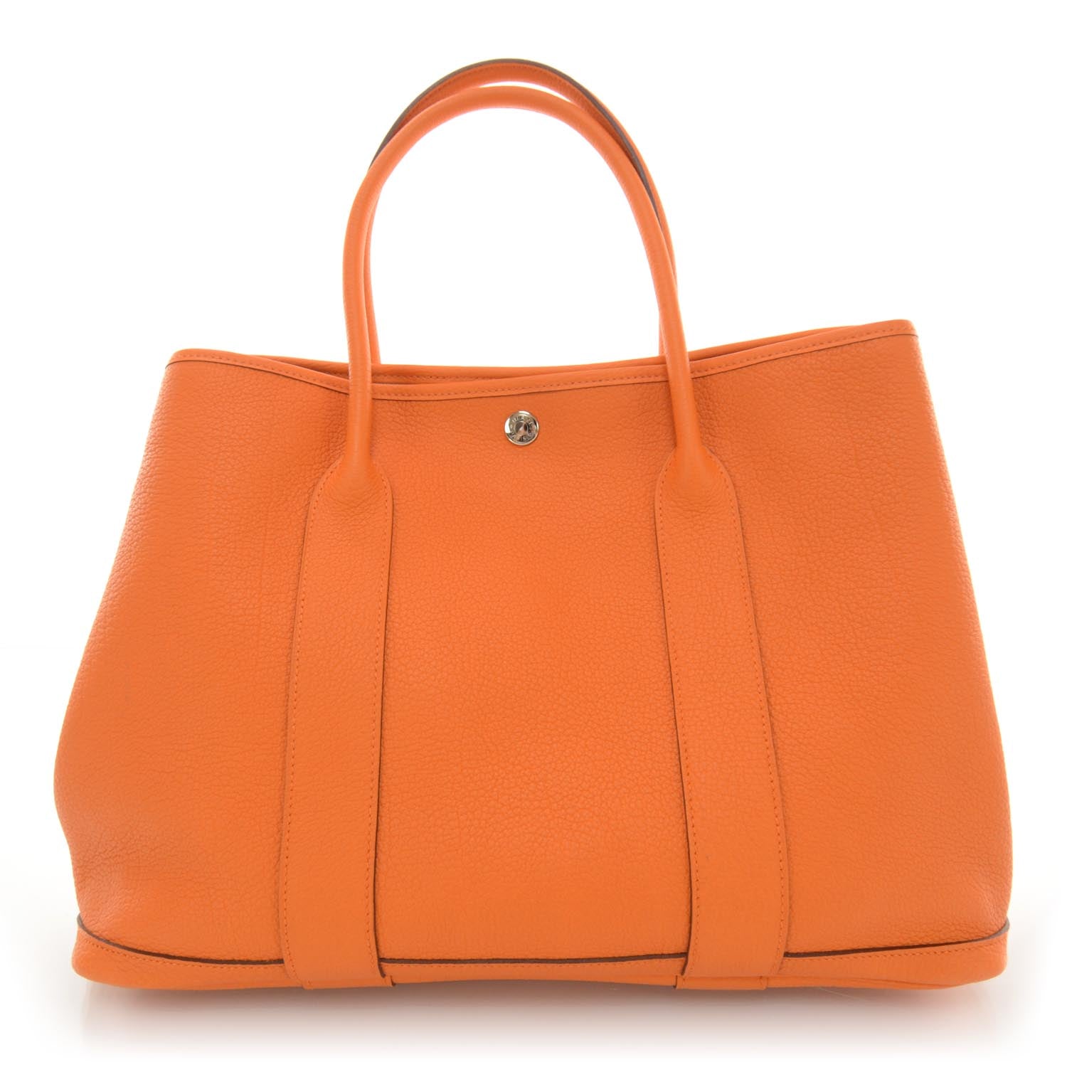 Hermes Veau Negonda Garden Party Tote 36 Orange 1 of 7