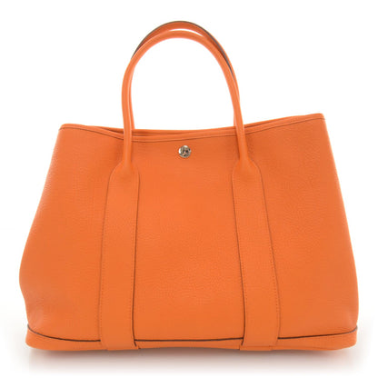 Hermes Veau Negonda Garden Party Tote 36 Orange 1 of 7