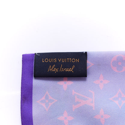 Louis Vuitton Silk Monogram Desperado Bandeau Blue 4 of 5