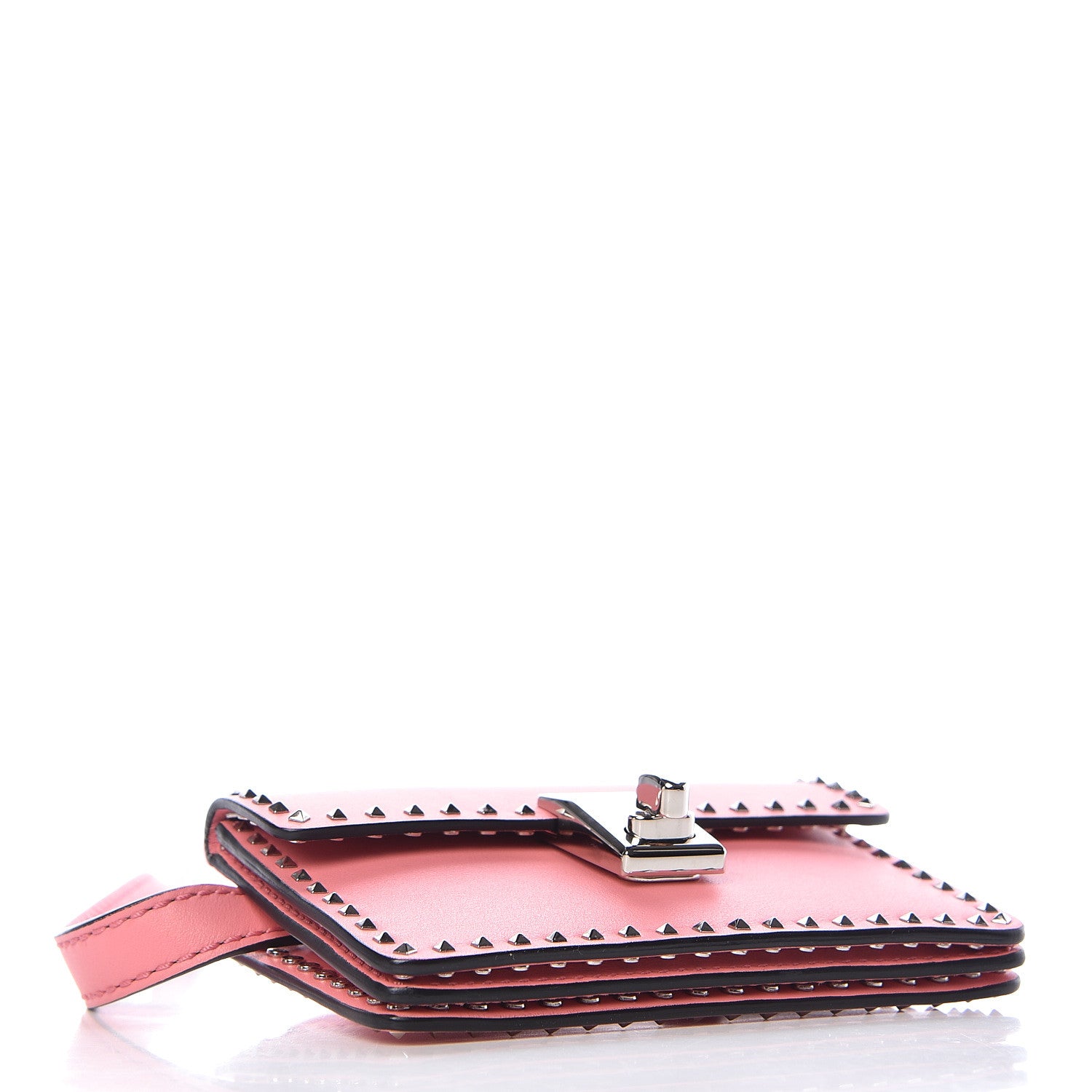 Valentino Garavani Calfskin Mini Rockstud Cabana Crossbody Bag Paradise Rose 4 of 9