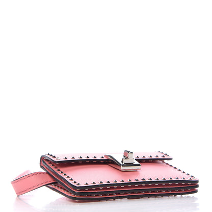 Valentino Garavani Calfskin Mini Rockstud Cabana Crossbody Bag Paradise Rose 4 of 9