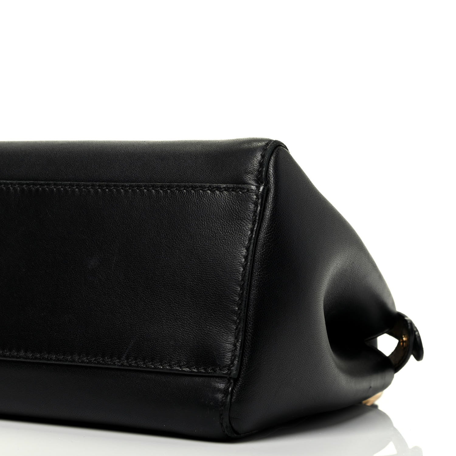 Fendi Nappa Mini Peekaboo Iconic Satchel Black 10 of 10