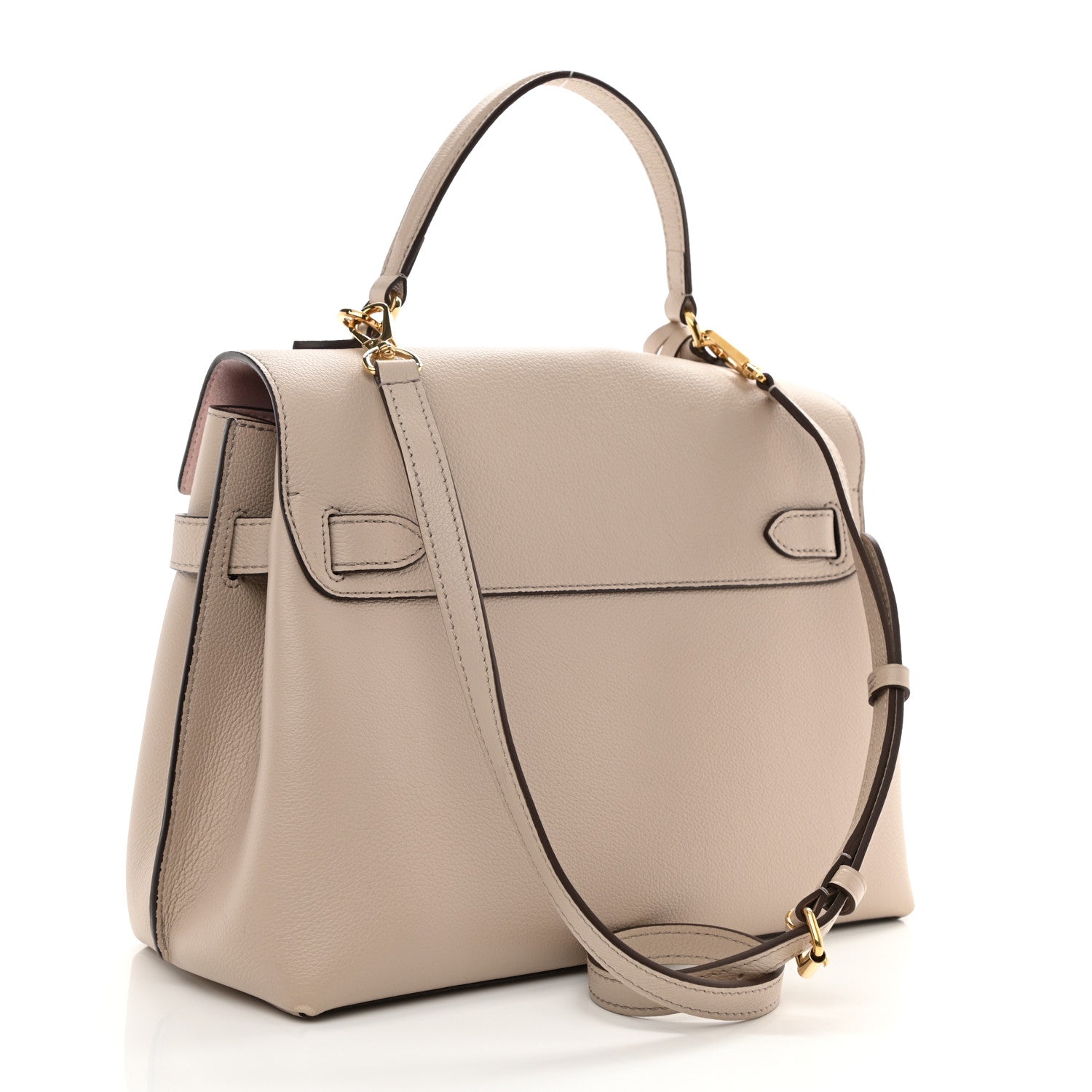 Louis Vuitton Soft Calfskin Lockme Ever MM Greige 3 of 7