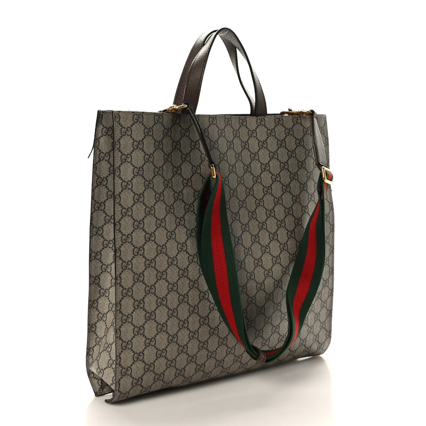 Soft GG Supreme Monogram Courrier Vertical Tote Beige New Acero
