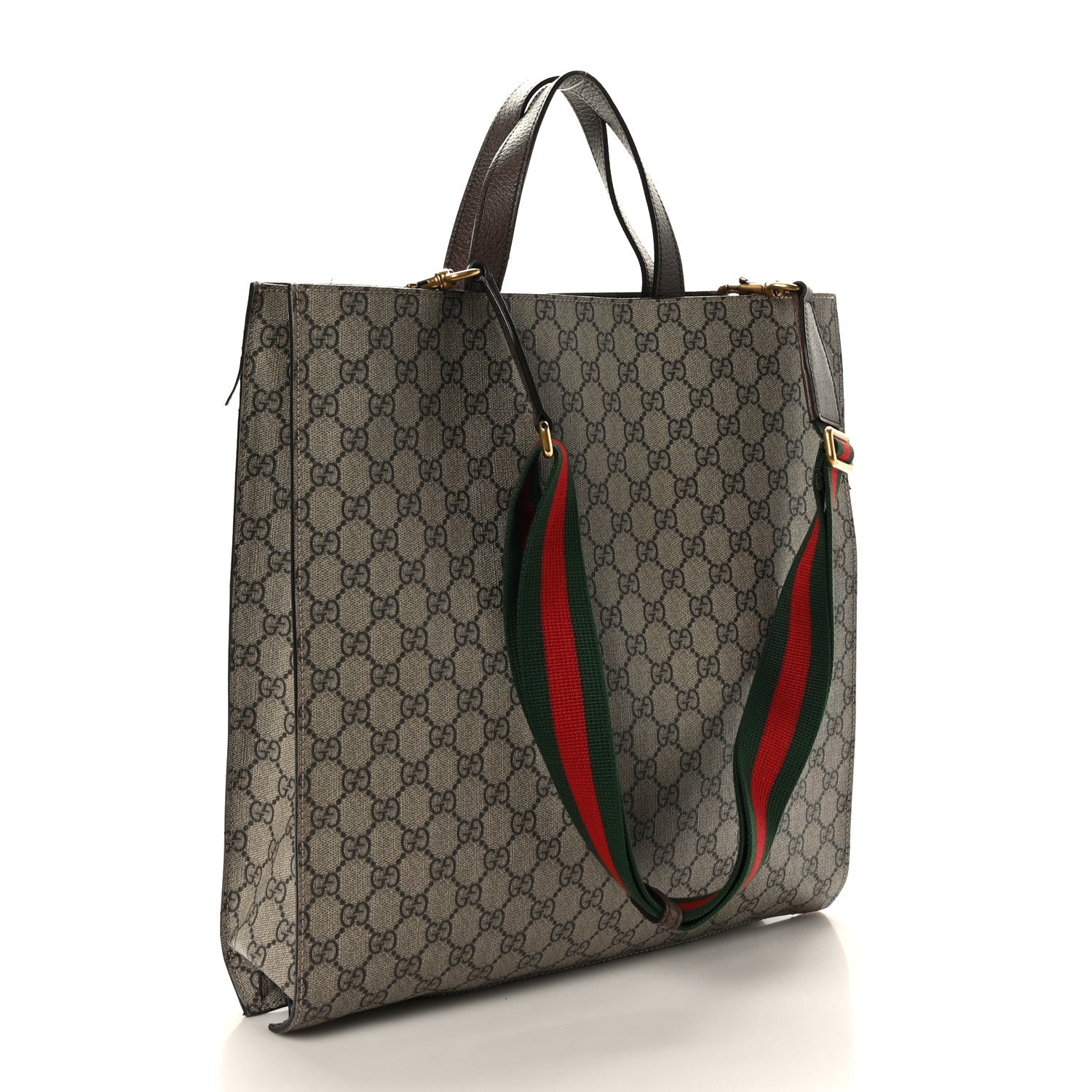 Gucci Soft GG Supreme Monogram Courrier Vertical Tote Beige New Acero 3 of 10