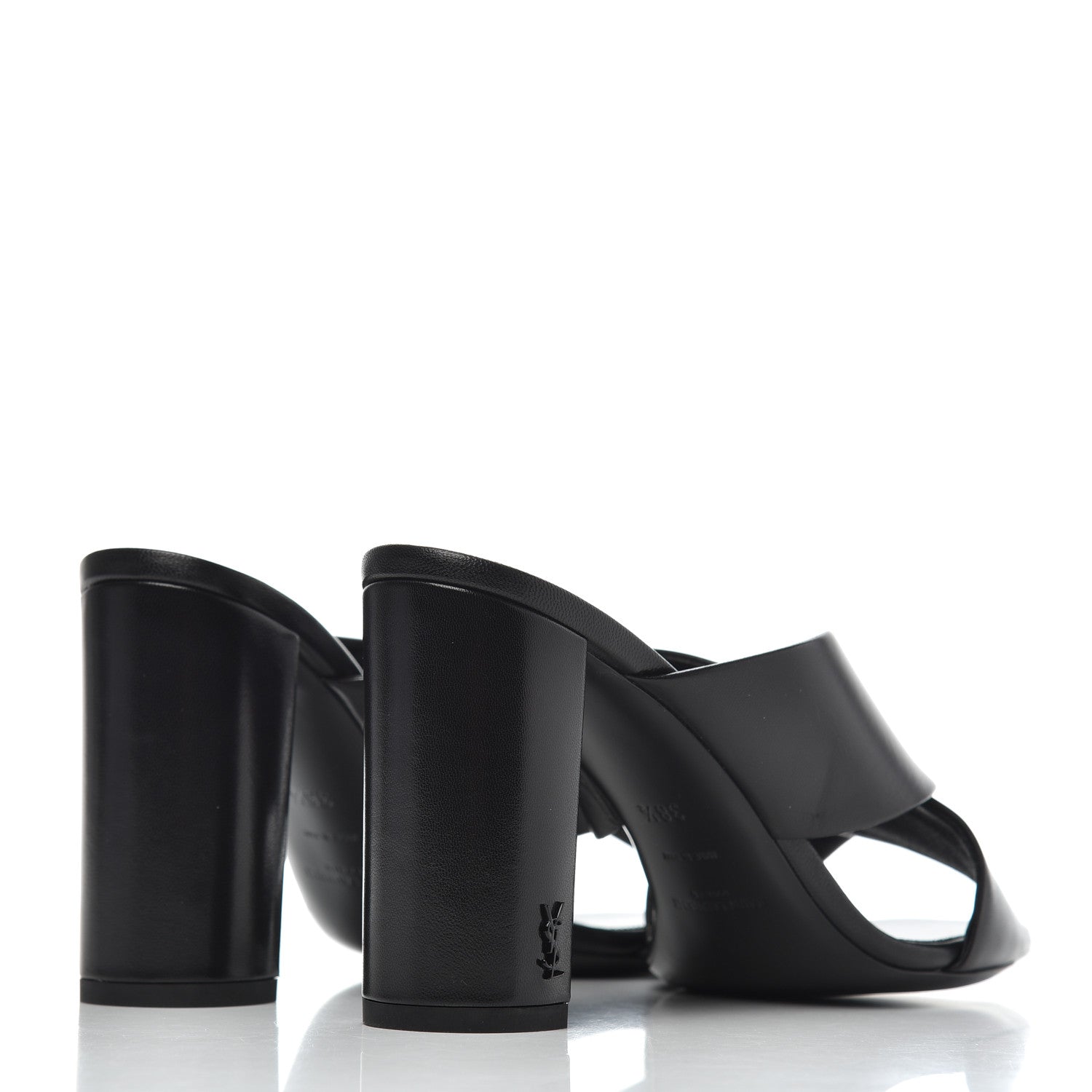 Saint Laurent Calfskin LouLou Mules 38.5 Black 4 of 15