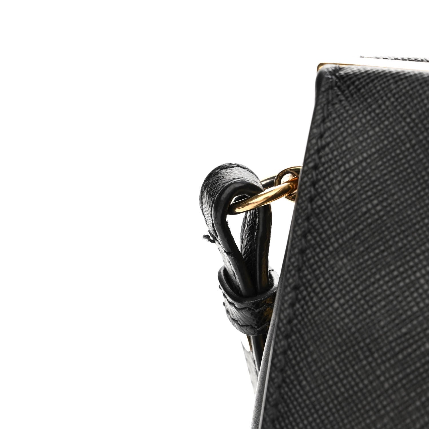 Prada Saffiano City Calfskin Light Frame Bag Black 13 of 17