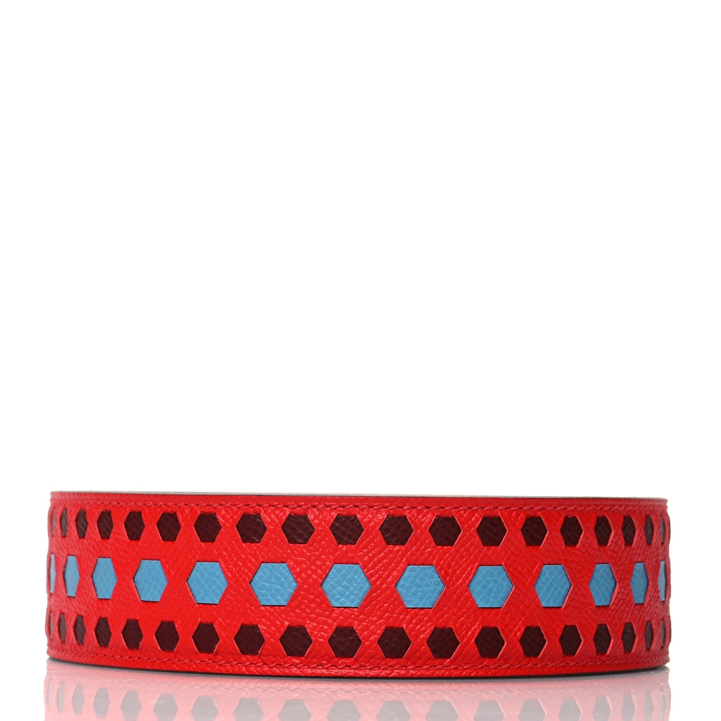 Epsom 40mm Mousqetons Tressage Shoulder Strap Rouge Coeur Bleu du Nord Rouge H