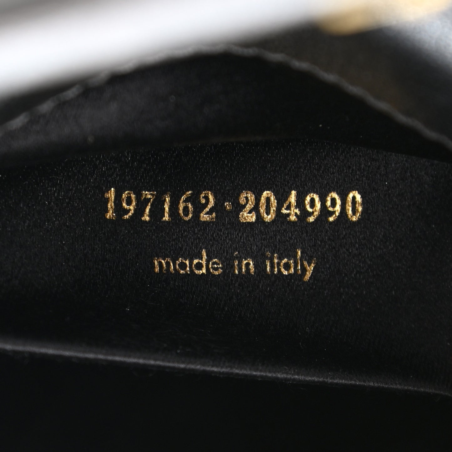 Metallic Calfskin Y-Mail Clutch Silver