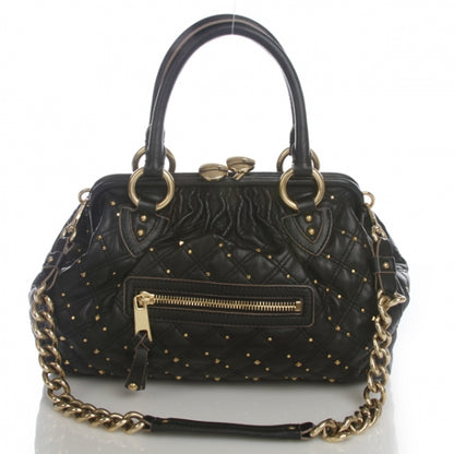 Marc Jacobs Quilted Leather Stardust Stam Black 1 of 11