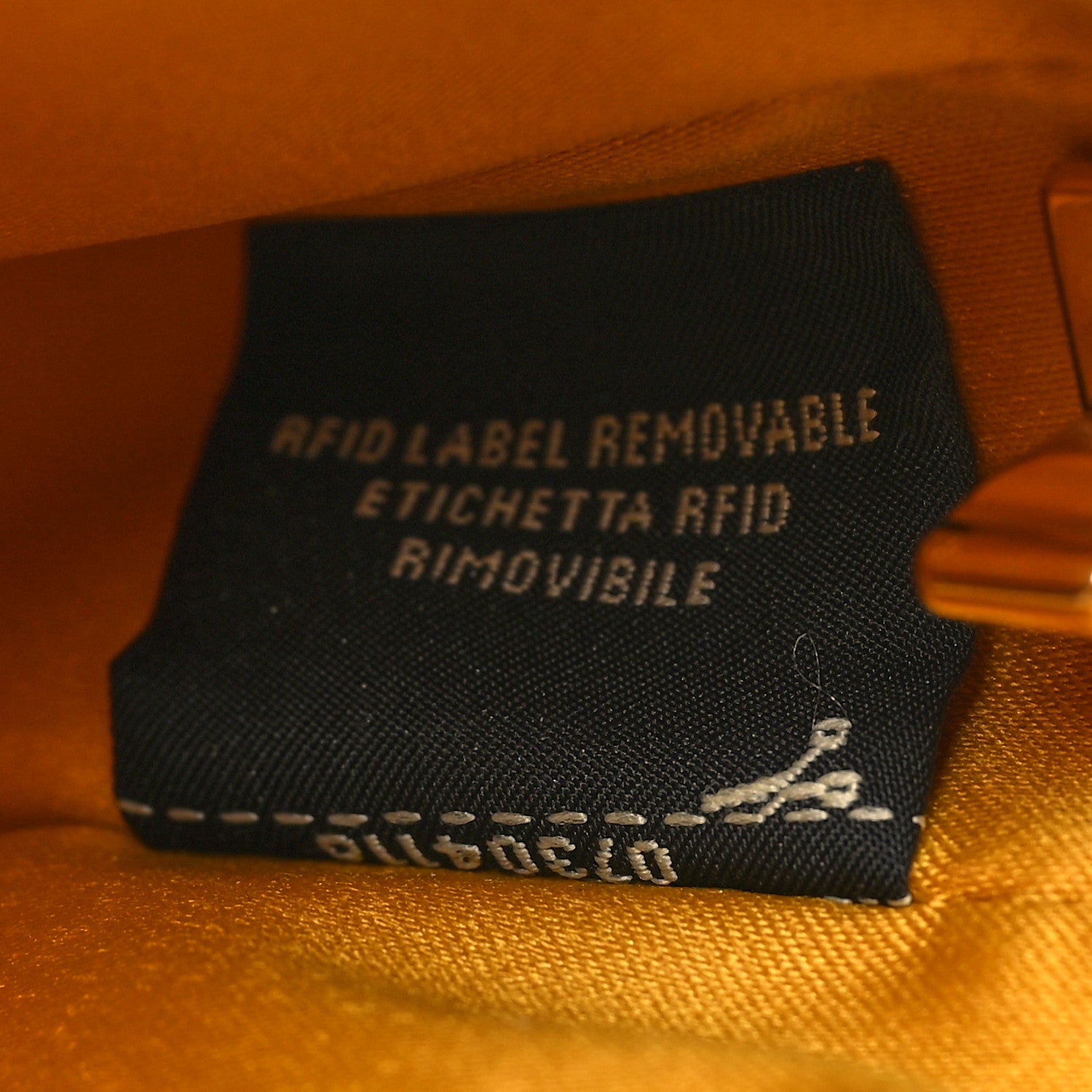 Fendi Satin Sequin Paillettes Elaphe Plexiglass Mini Baguette 1997 Giallo Avorio 9 of 13