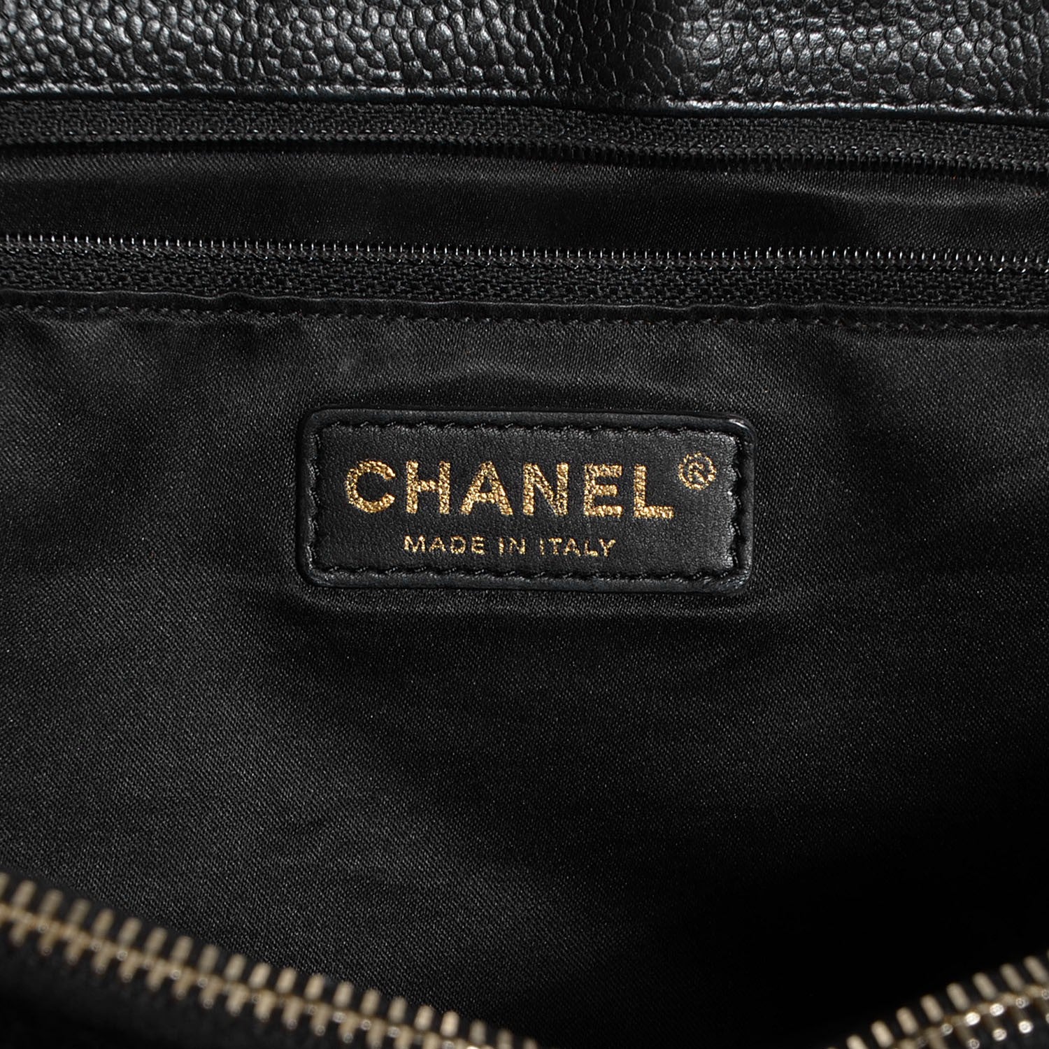 Chanel Caviar Quilted Grand Shopping Tote GST Black 6 of 7
