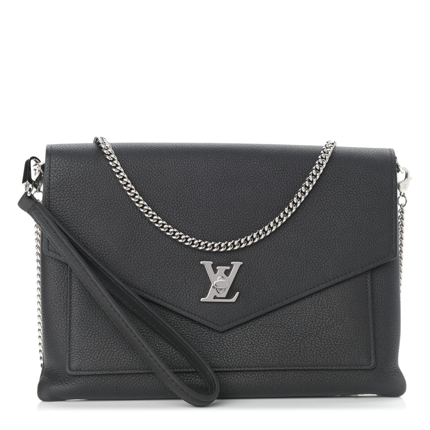 Louis Vuitton Soft Calfskin My Lockme Pochette Black 1 of 10