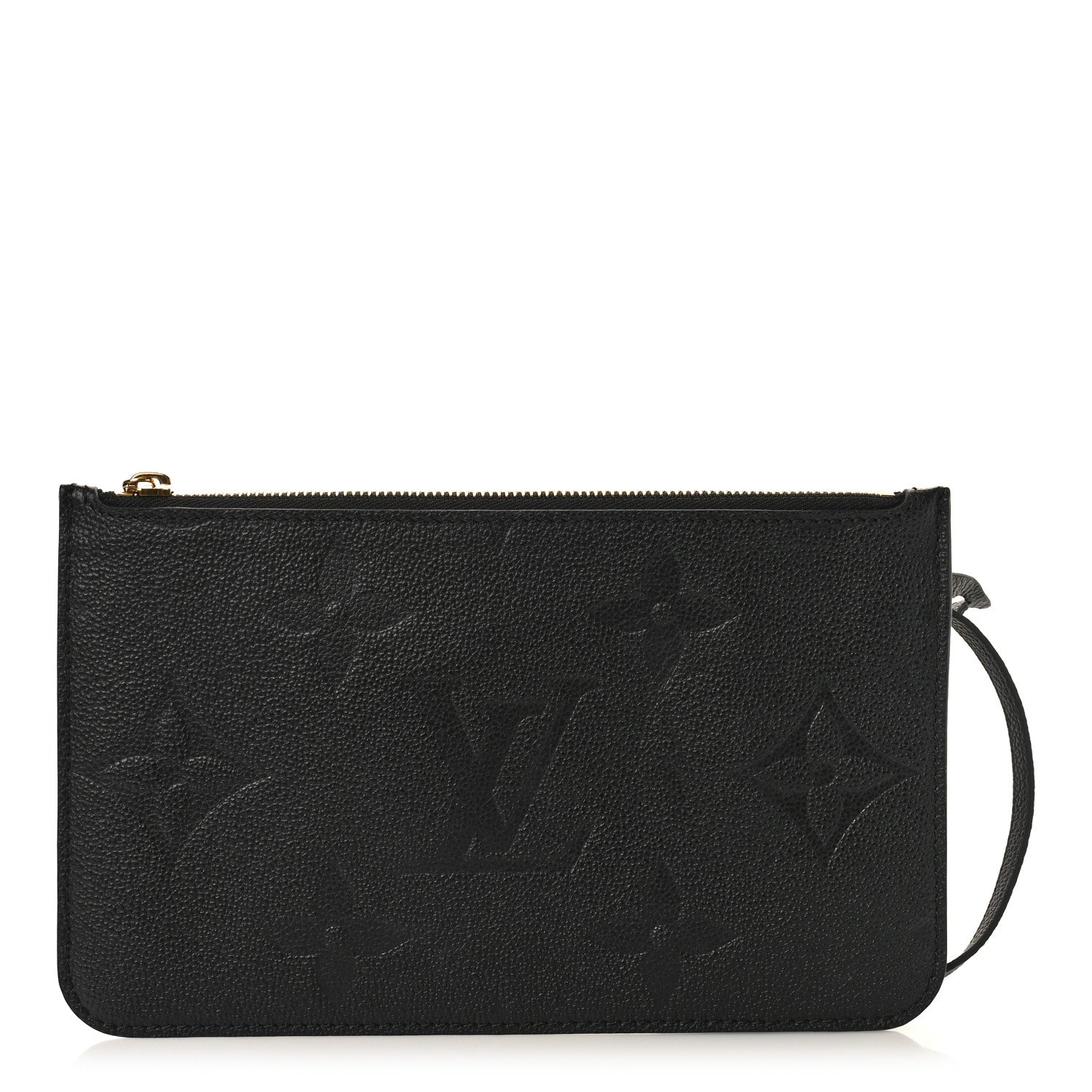 Louis Vuitton Empreinte Monogram Giant Neverfull MM Pochette Black 1 of 7