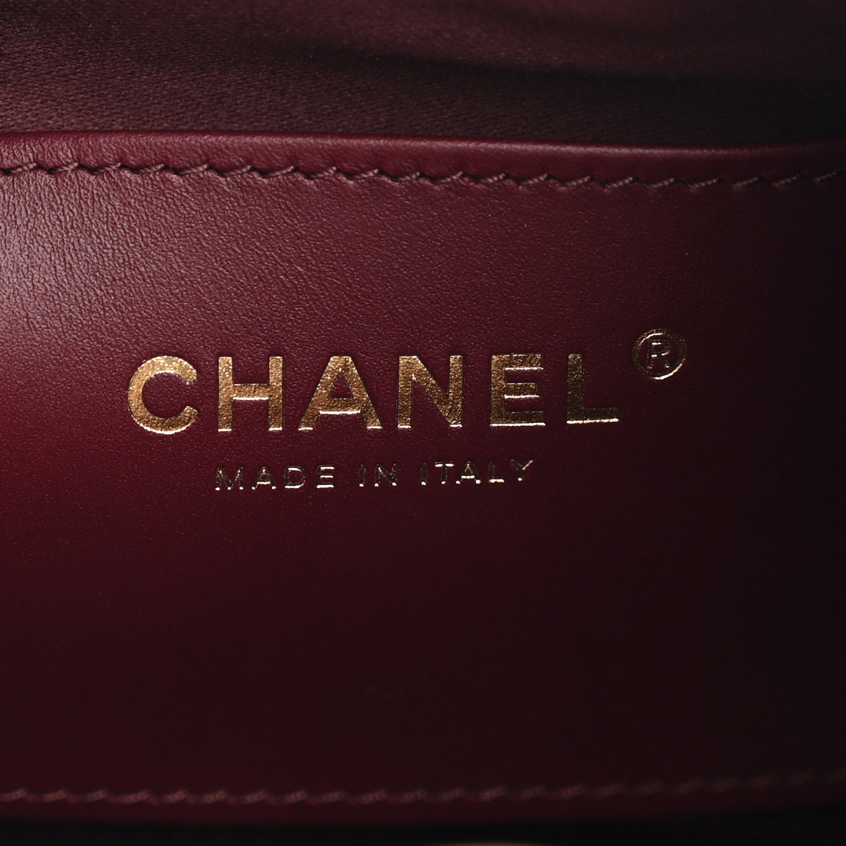 Caviar Quilted Mini Chanel 25 Handbag Dark Burgundy