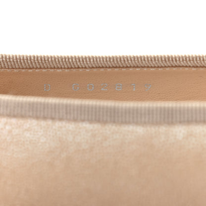 Chanel Caviar Cap Toe CC Ballerina Flats 35.5 Beige 8 of 8