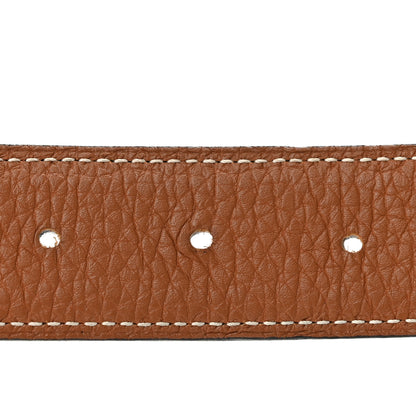 Hermes Box Togo 32mm H Belt 100 40 Black Gold 3 of 9