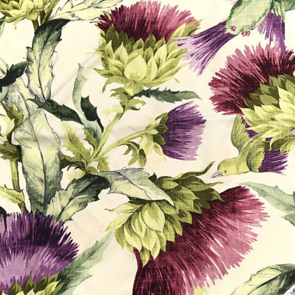 Gucci Silk Floral Square Scarf Purple 4 of 6