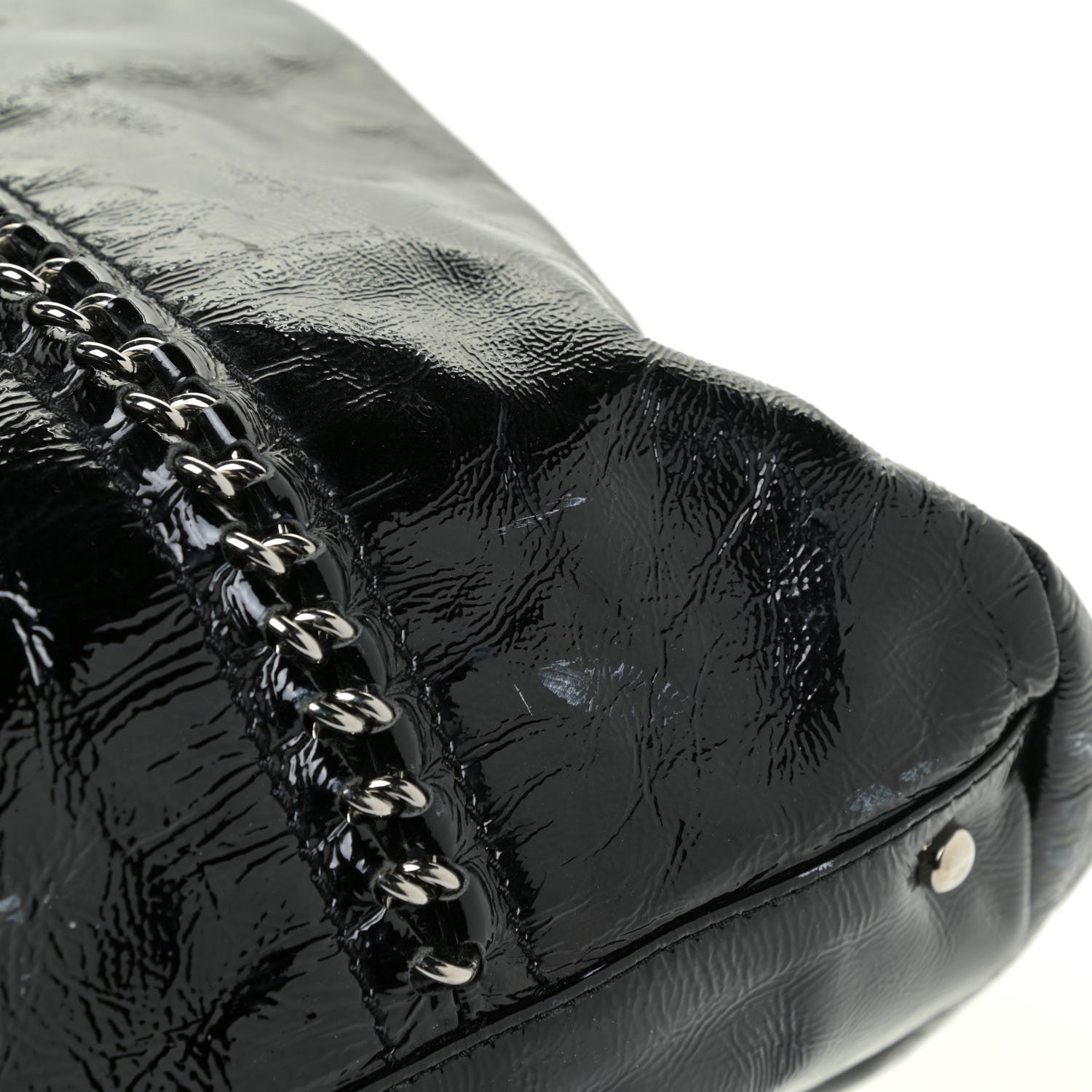 Chanel Patent Calfskin Large Luxe Ligne Tote Black 21 of 22