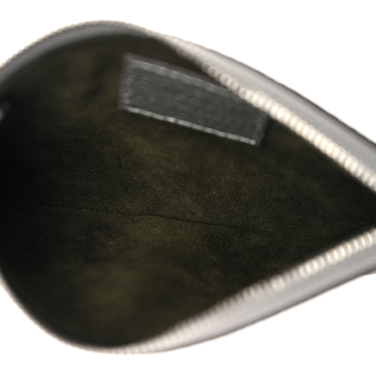 Mahina Zipped Card Holder Metallic Grey