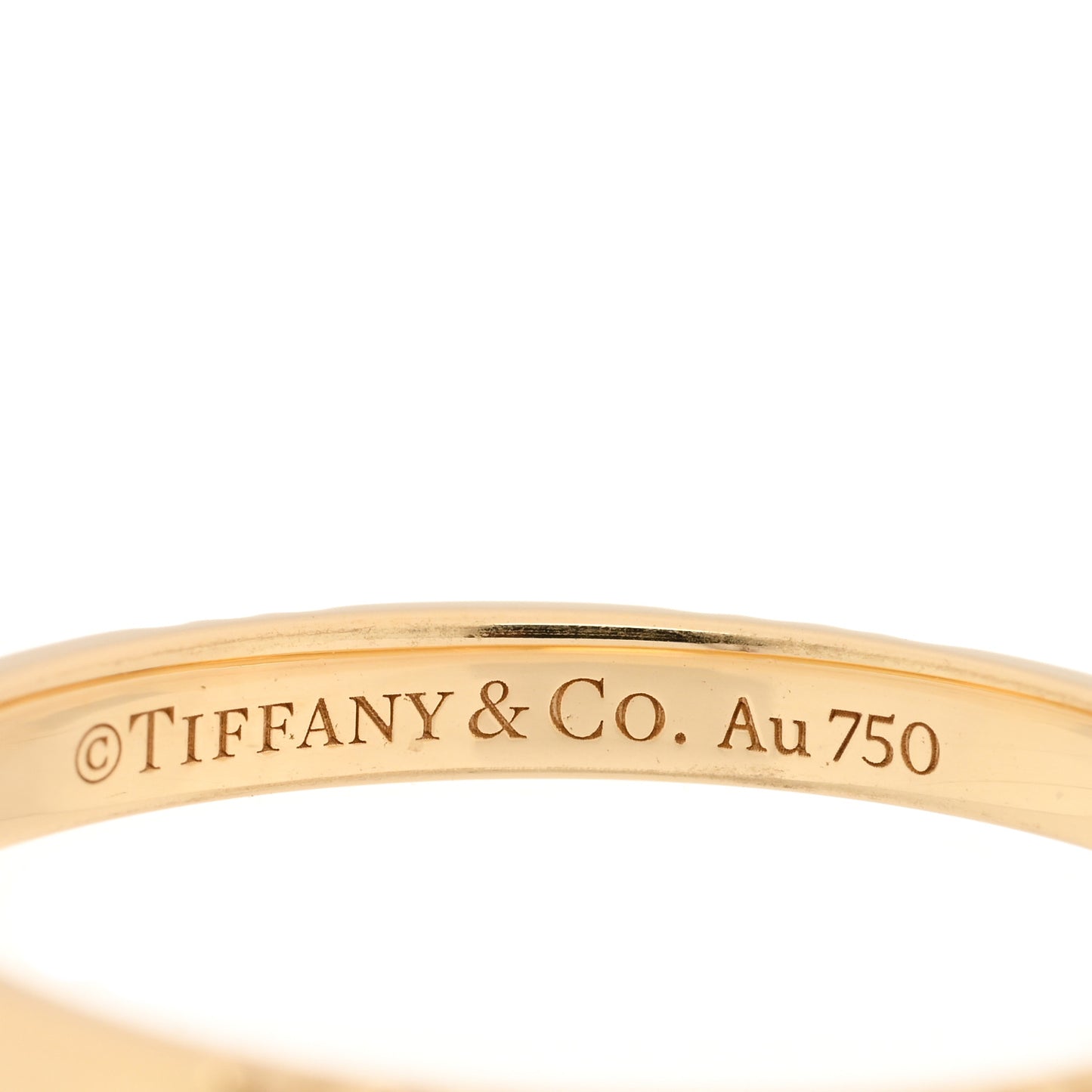 18K Yellow Gold Atlas X Closed Narrow Ring 66 11.5