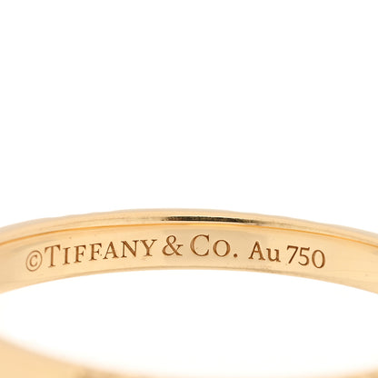 Tiffany 18K Yellow Gold Atlas X Closed Narrow Ring 66 11.5 4 of 4