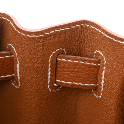 Hermes Barenia Faubourg Kelly Retourne 28 Fauve 7 of 11