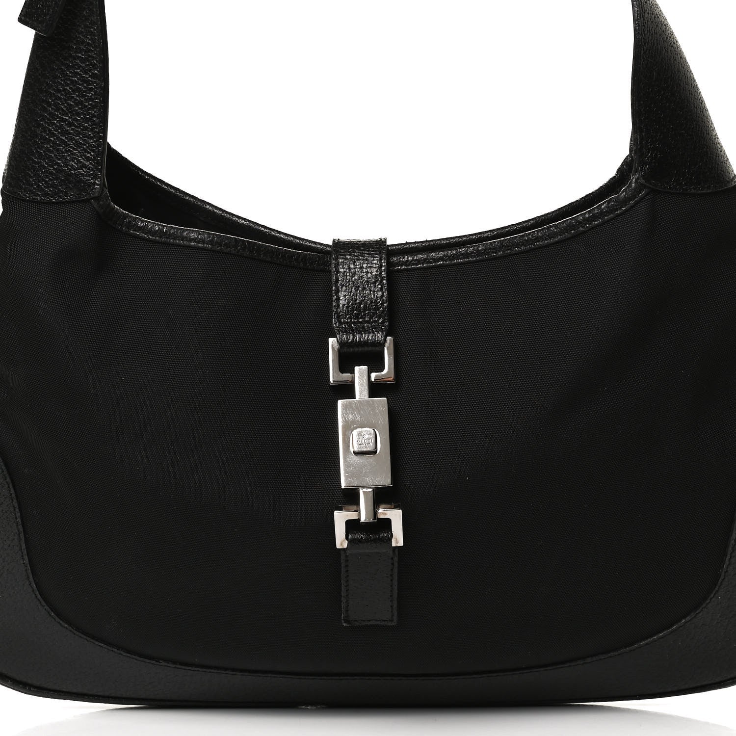 Gucci Canvas Small Jackie O Hobo Black 7 of 11
