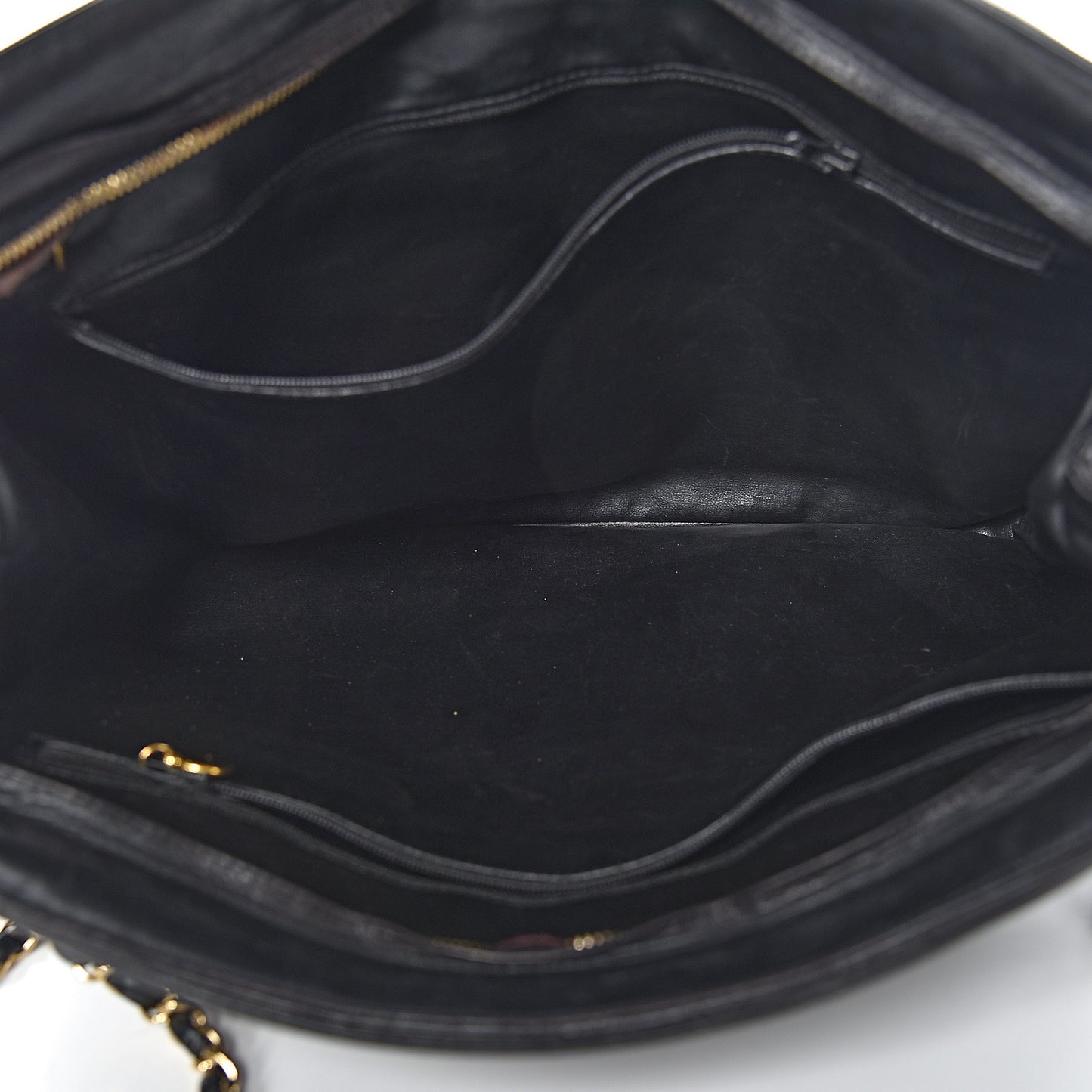 Lambskin Quilted Shoulder Bag Black