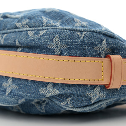 Louis Vuitton Monogram Denim Croissant MM Blue 9 of 10
