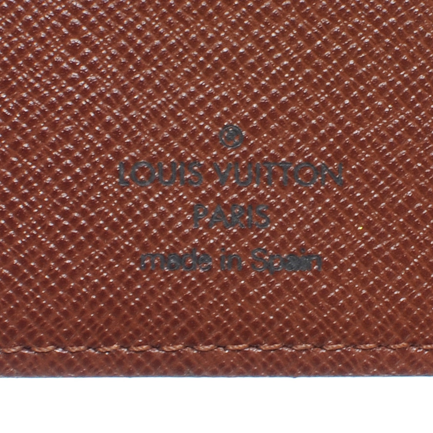 Monogram Pocket Agenda Cover