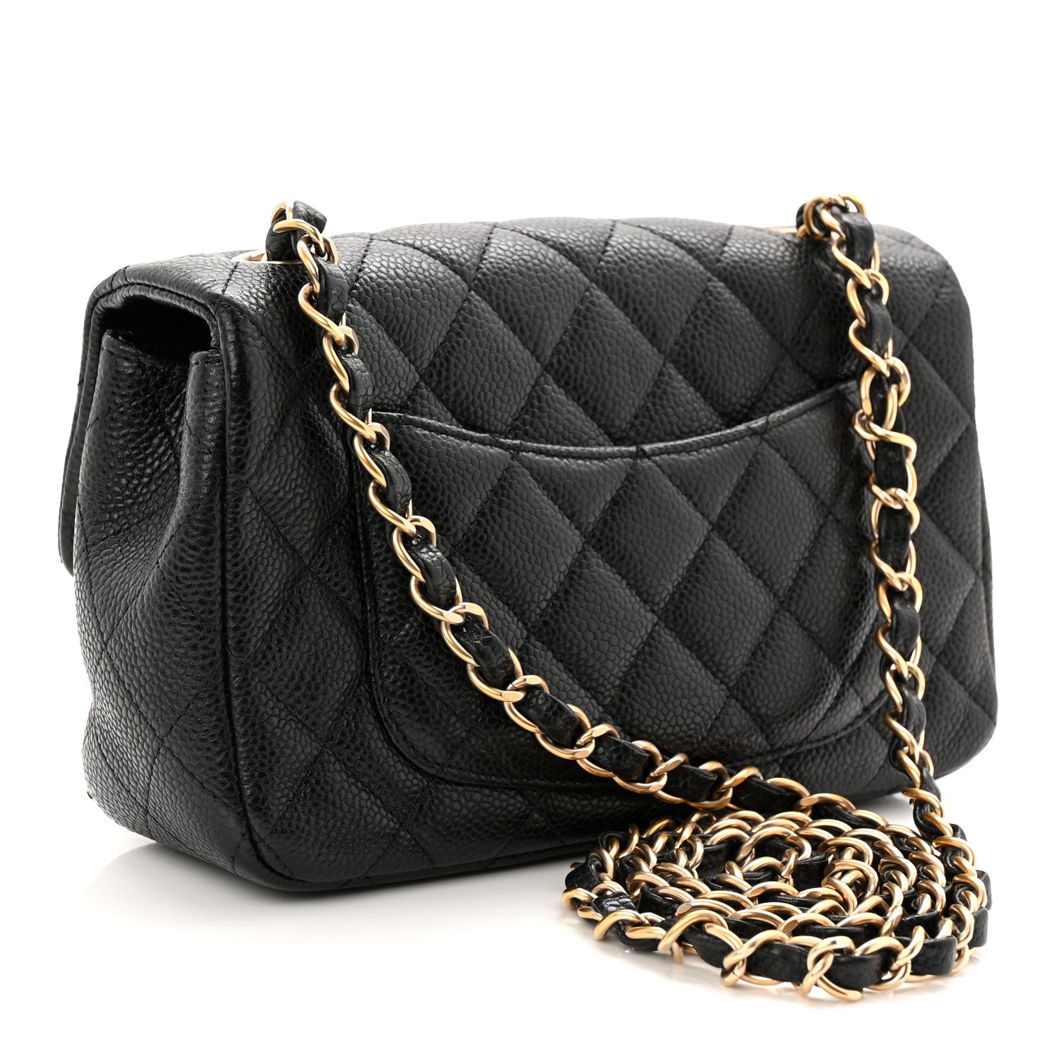 Chanel Caviar Quilted Mini Rectangular Flap Black 3 of 11