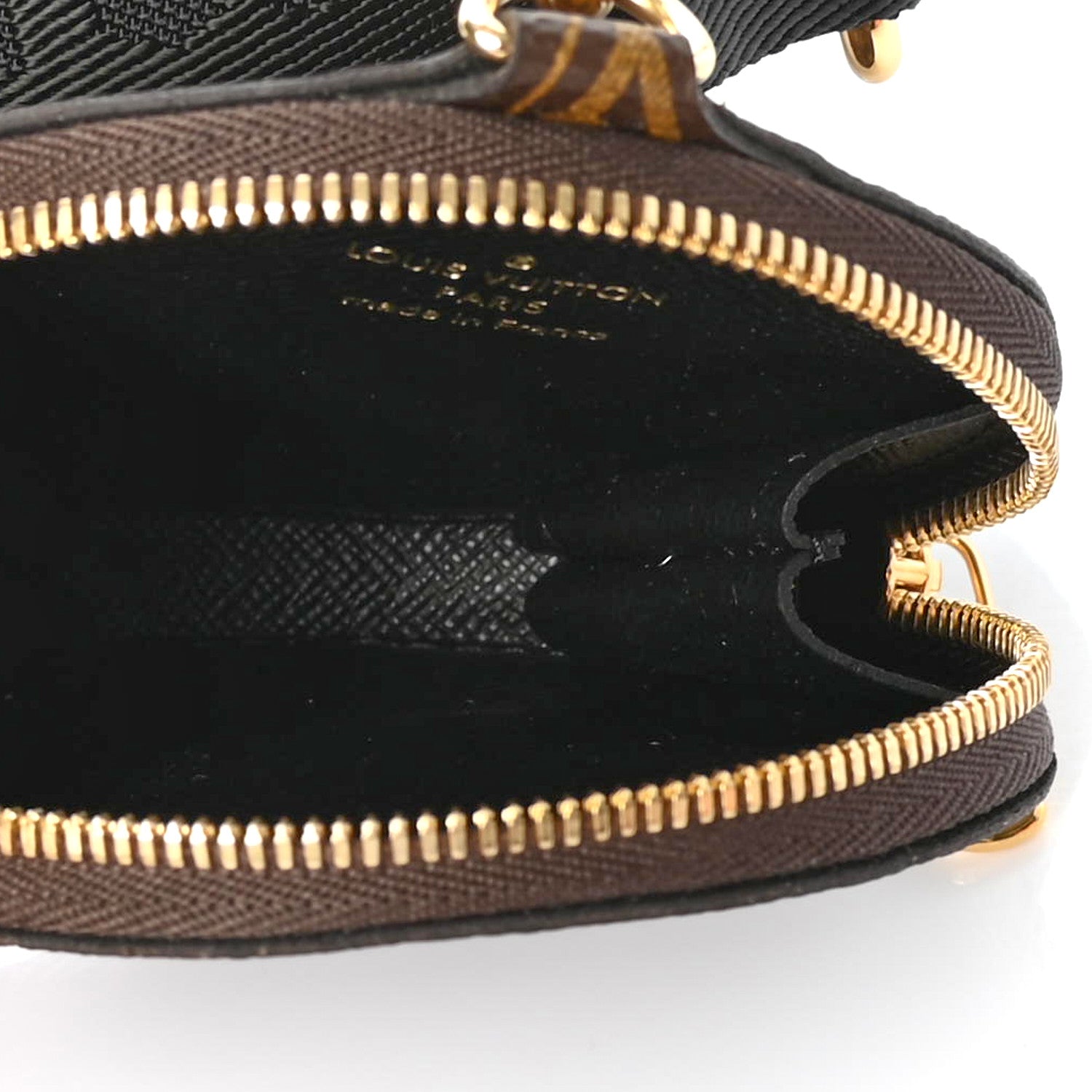 Louis Vuitton Monogram Multi Pochette Accessories Bandouliere Shoulder Strap Black 3 of 5