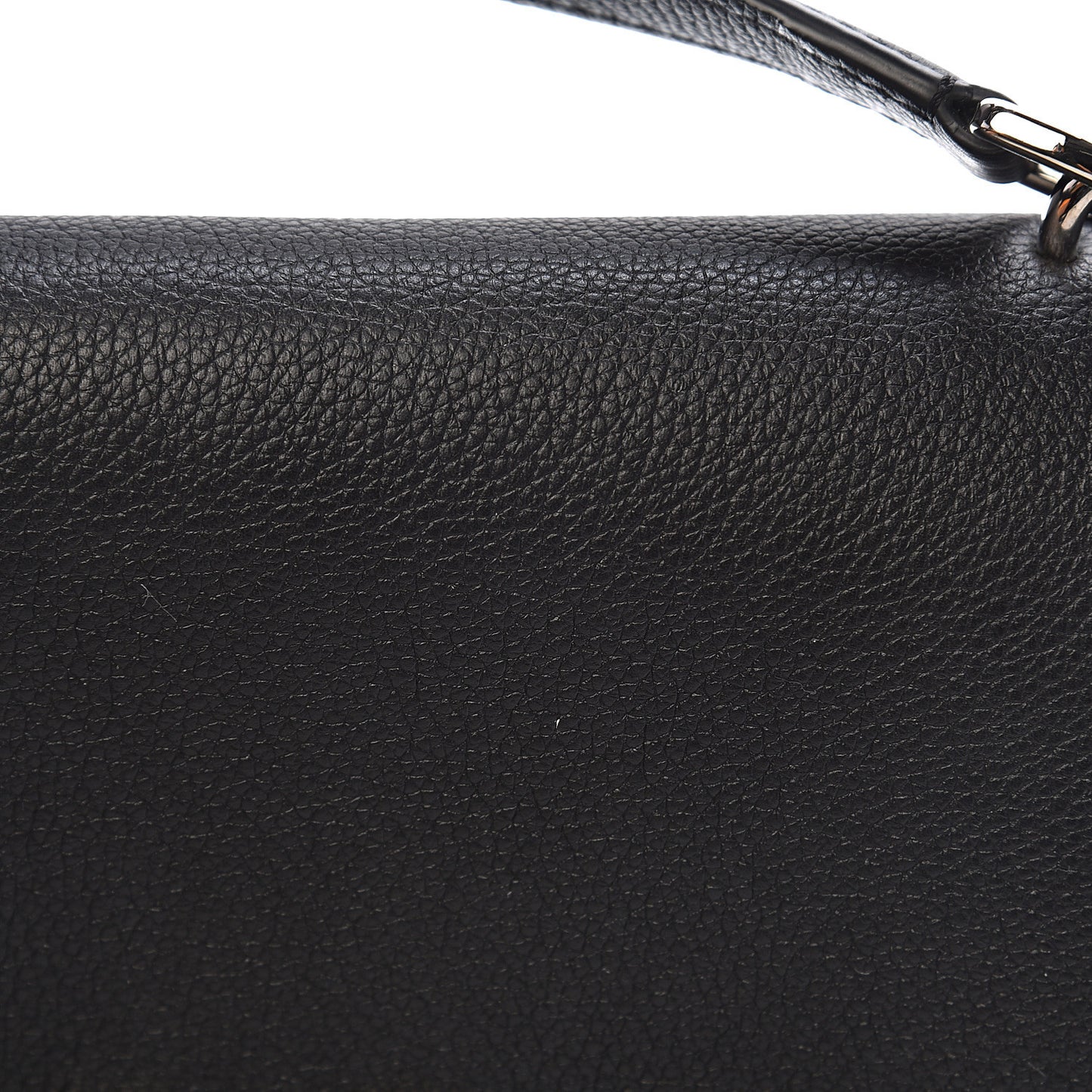 Soft Calfskin My Lockme Top Handle Black