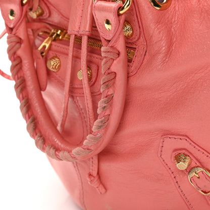 Balenciaga Agneau Giant 12 Gold Hardware Mini Pompon Rose Azalee 13 of 18
