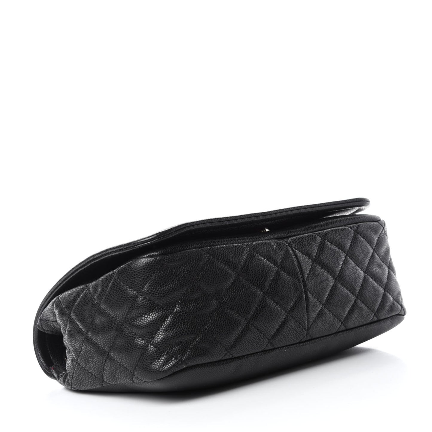 Caviar Large Timeless CC Flap Black