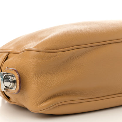 Prada Vitello Daino Bowler Bag Sughero 9 of 14