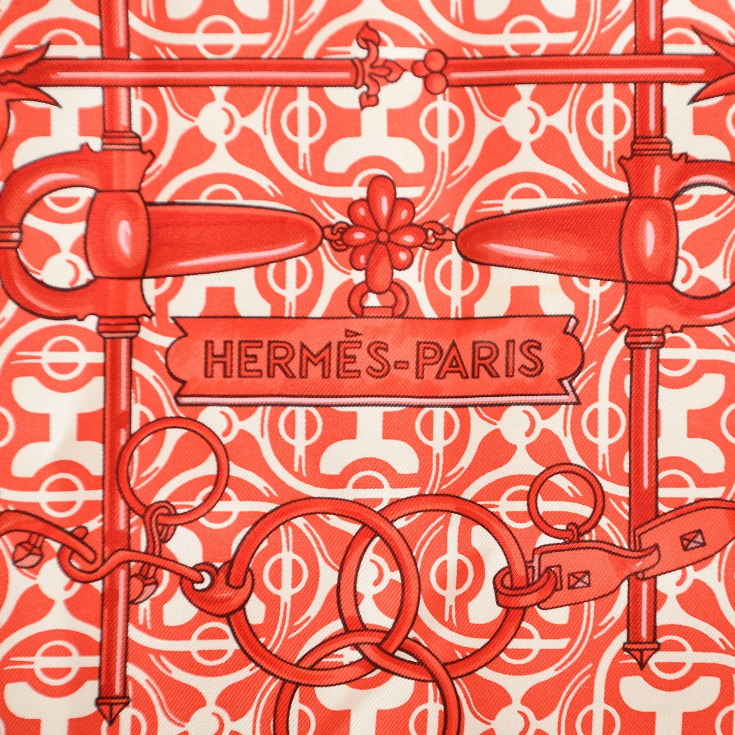 Silk Mors et Gourmettes Scarf 90
