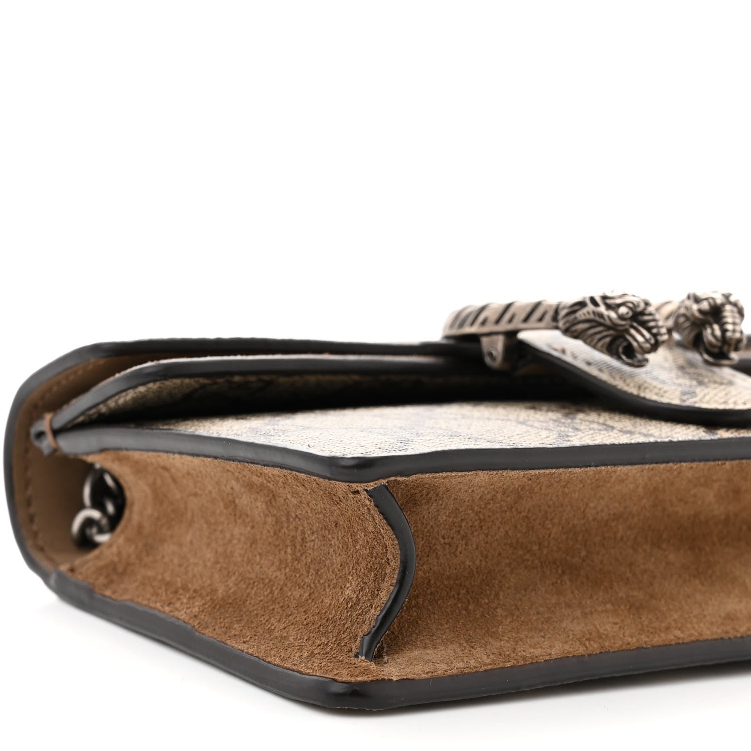 Gucci GG Supreme Monogram Super Mini Dionysus Shoulder Bag Taupe 9 of 12