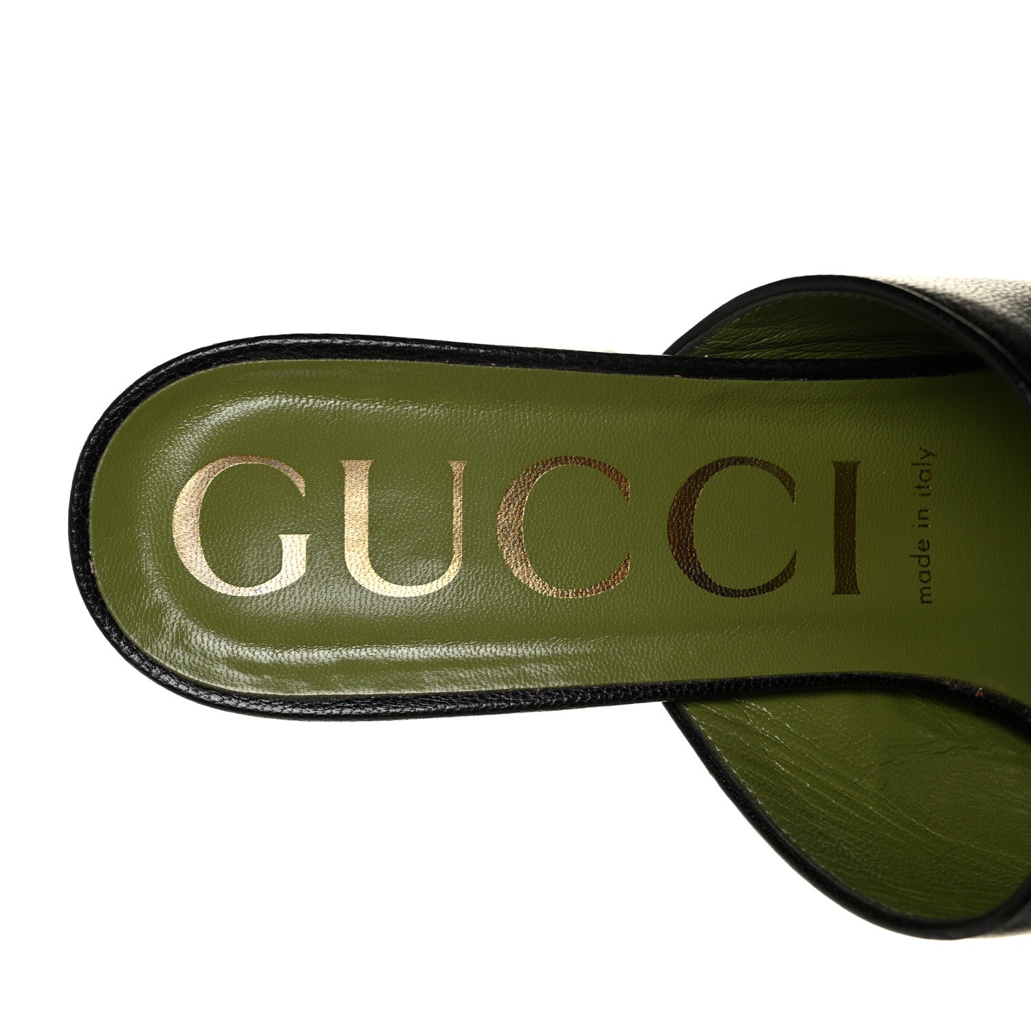 Gucci Granada Kid Houdan Platform Slide Sandals 39.5 Black 7 of 8