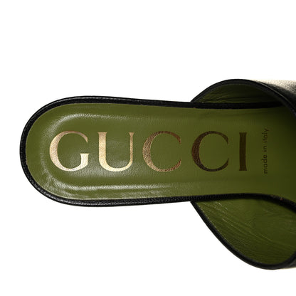 Gucci Granada Kid Houdan Platform Slide Sandals 39.5 Black 7 of 8