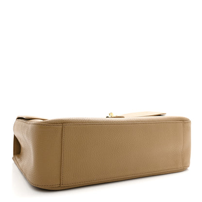 Chanel Grained Calfskin Small Souplissimo Maxi Flap Dark Beige 4 of 11