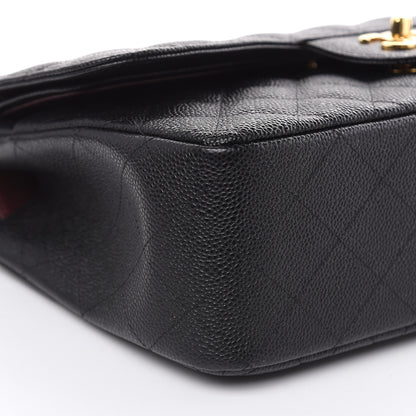 Chanel Caviar Quilted Jumbo Double Flap Black 8 of 9